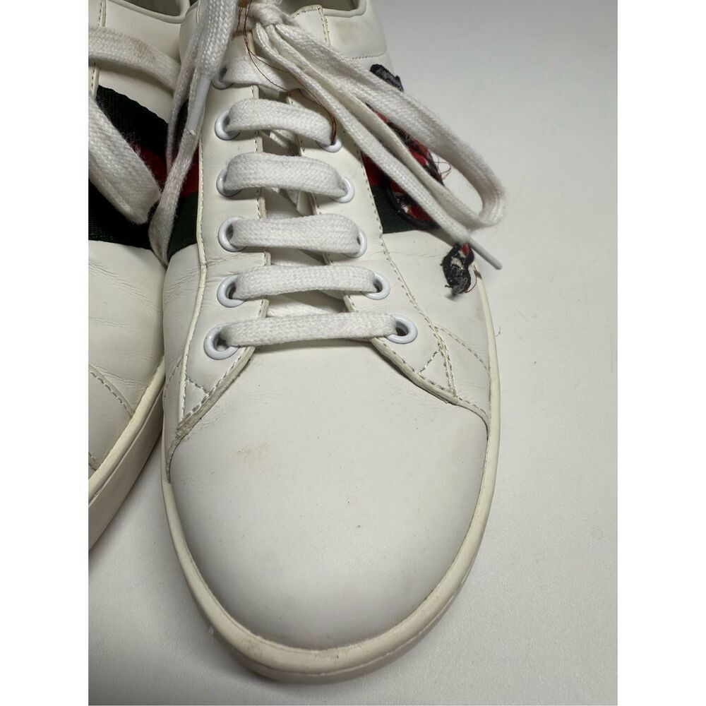 Gucci Ace Embroidered Snake Sneakers Size 42 EU/ 9 US Men’s 10,5 Women’s - Picture 5 of 16